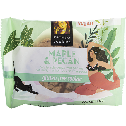 Byron Bay Cookies Gluten Free Cookies Maple & Pecan