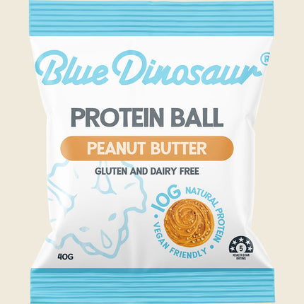 Blue Dinosaur Peanut Butter Protein Ball 12x40g