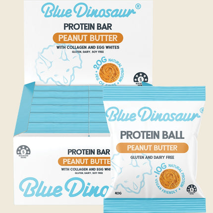 Blue Dinosaur Peanut Butter Protein Ball 12x40g