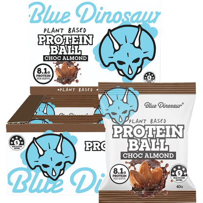 Blue Dinosaur Protein Ball 12x40g