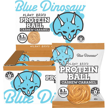 Blue Dinosaur Protein Ball 12x40g