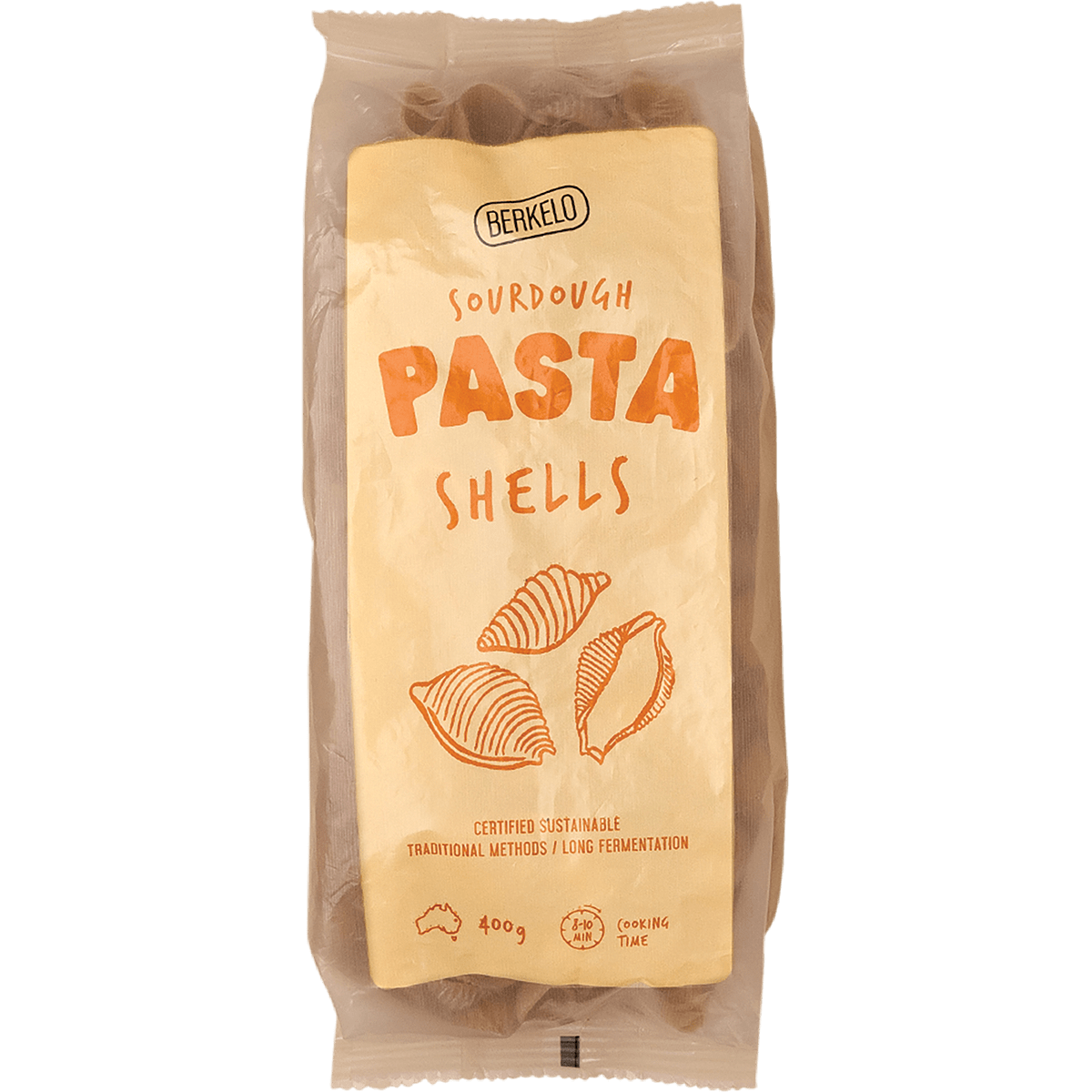 Sourdough Pasta Wholewheat Shells