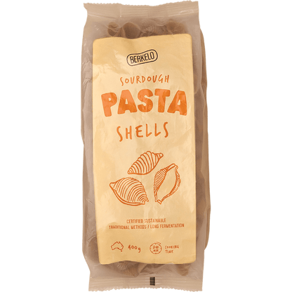 Sourdough Pasta Wholewheat Shells