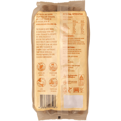 Sourdough Pasta Wholewheat Shells