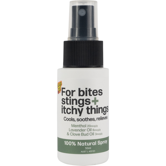 For bites stings + itchy things 100% Natural Spray
