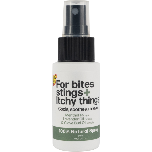 For bites stings + itchy things 100% Natural Spray