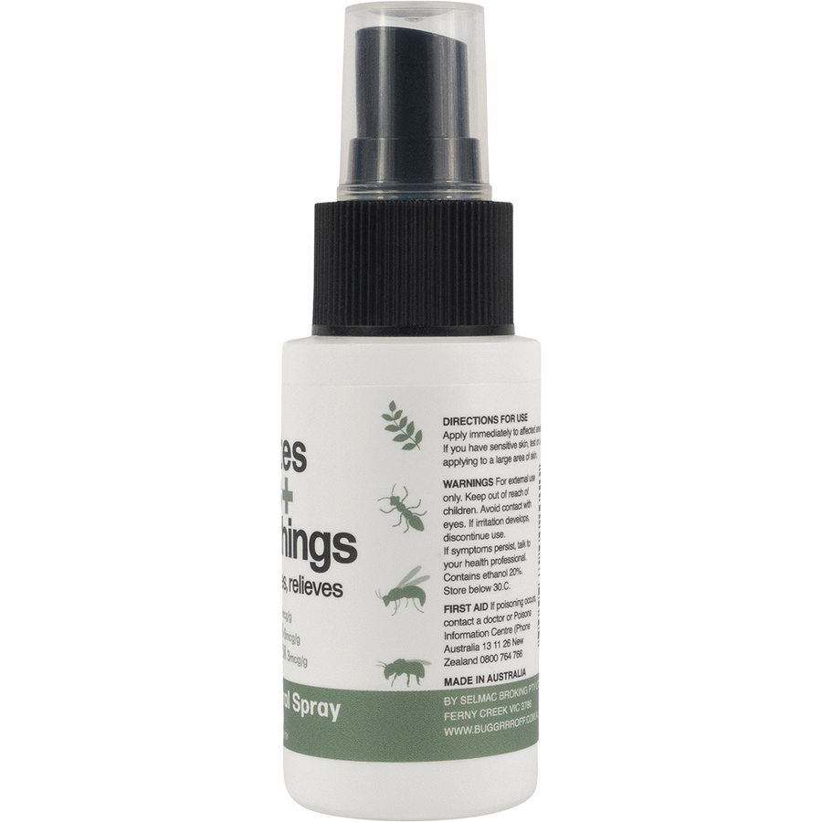 For bites stings + itchy things 100% Natural Spray