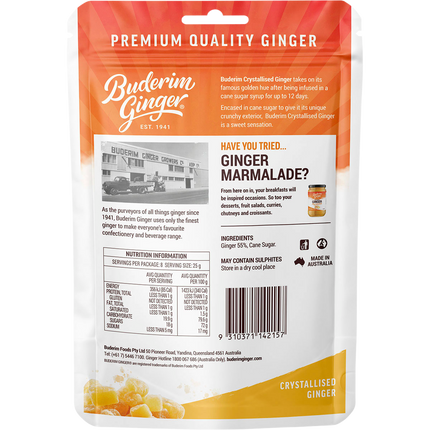 Crystallised Ginger Coated in Crunch