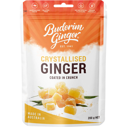Crystallised Ginger Coated in Crunch