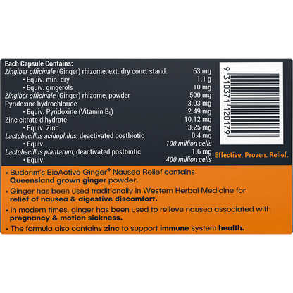 BioActive+ Nausea Relief Capsules
