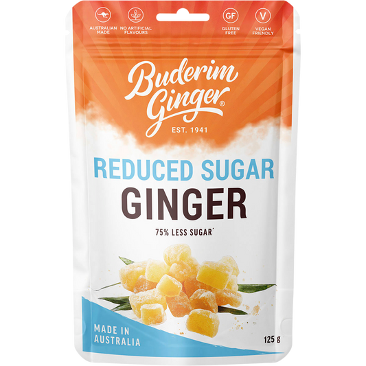 Reduced Sugar Ginger 75% Less Sugar