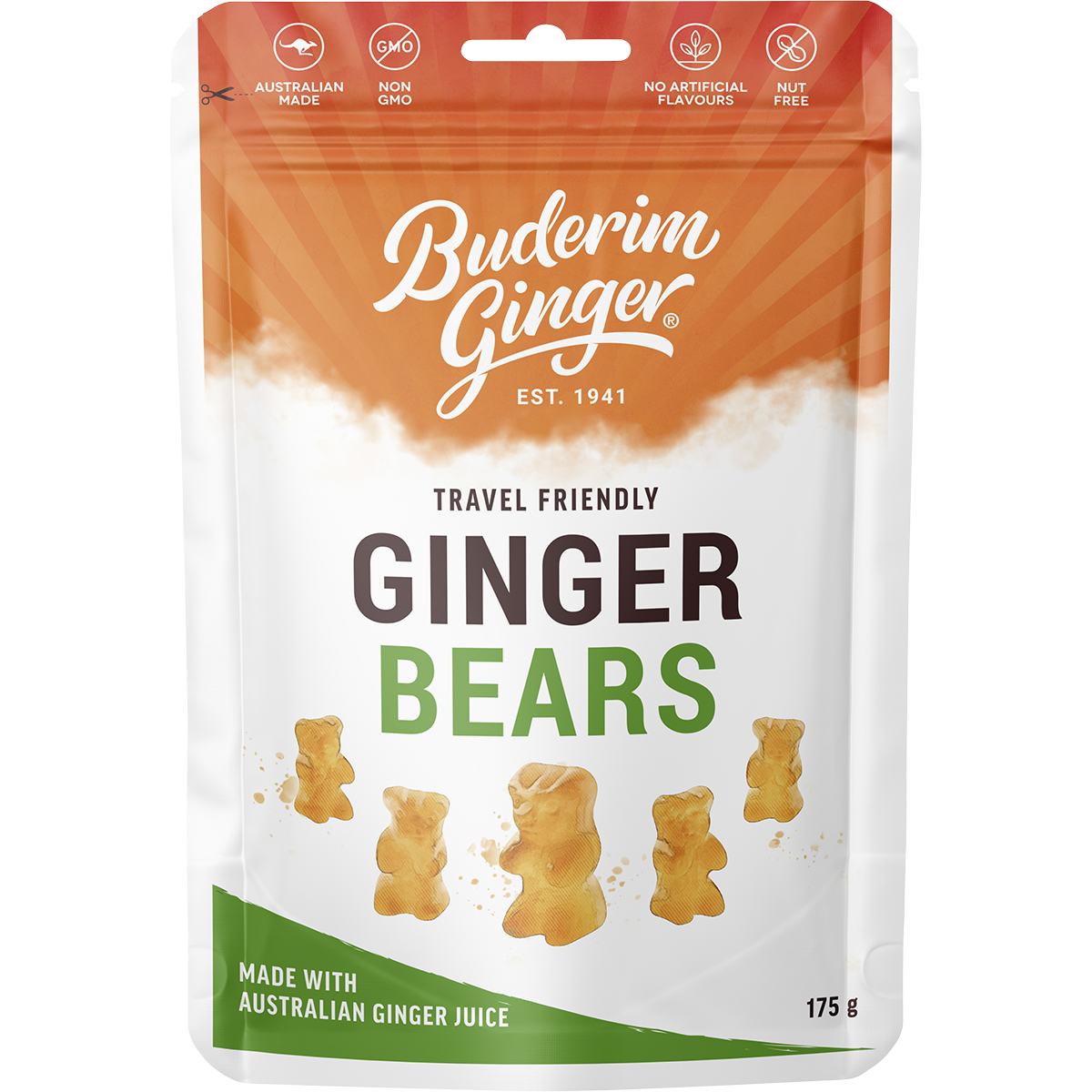 Ginger Bears Travel Friendly