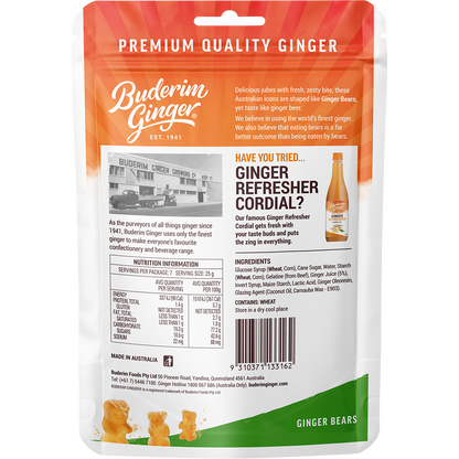 Ginger Bears Travel Friendly