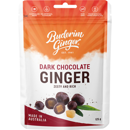 Dark Chocolate Ginger Zesty and Rich