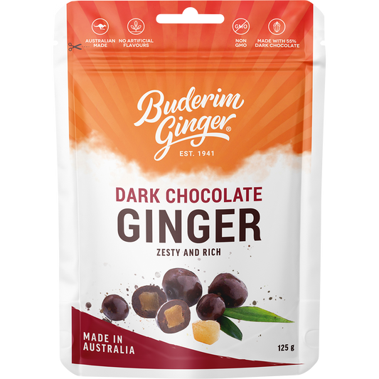 Dark Chocolate Ginger Zesty and Rich