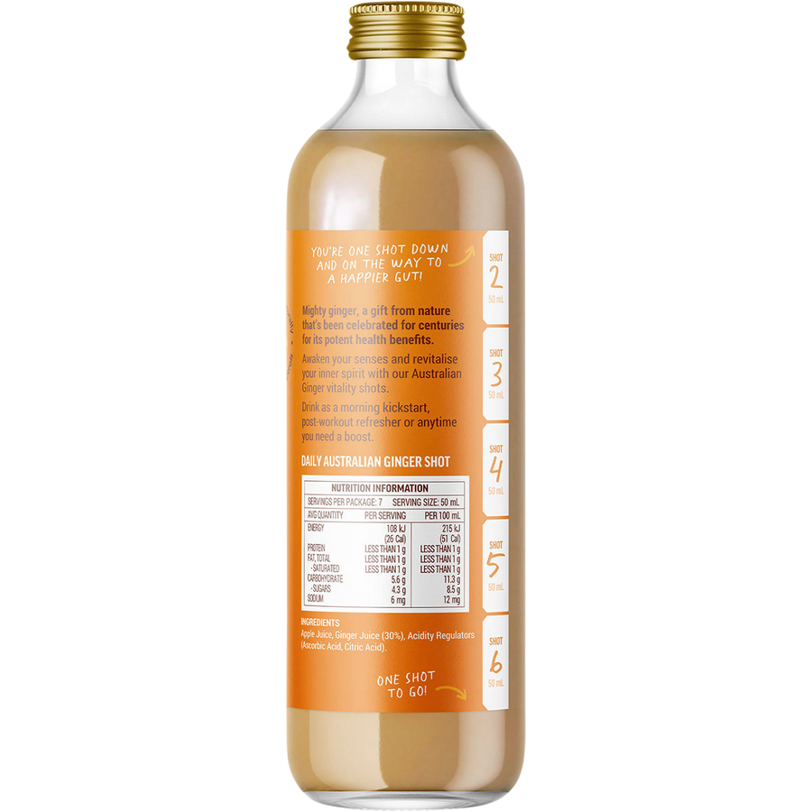 Australian Ginger Vitality Shots