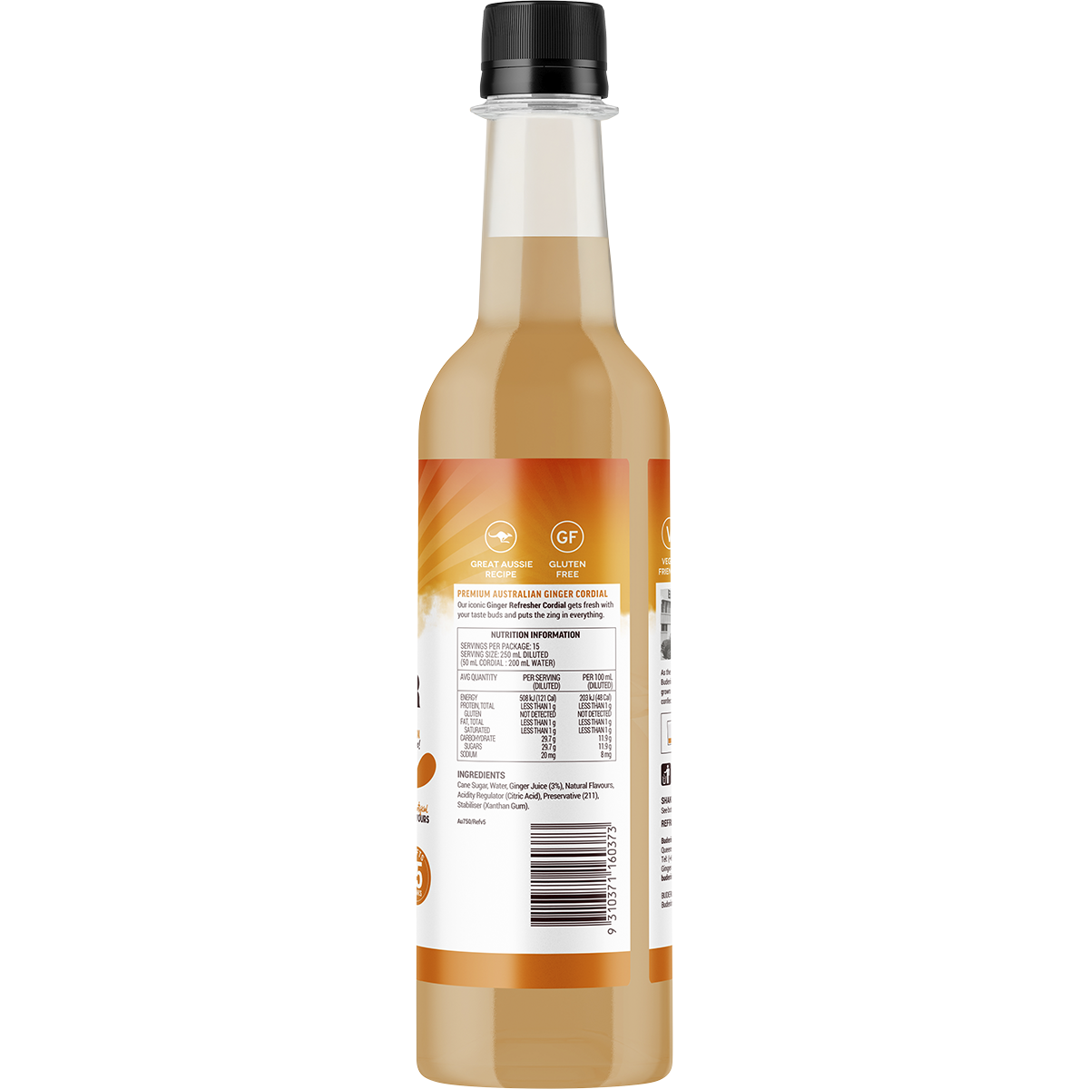 Ginger Refresher Cordial