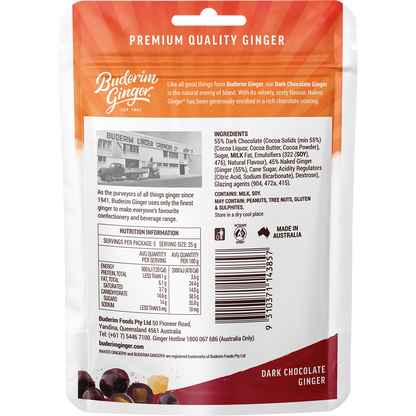 Dark Chocolate Ginger Zesty and Rich