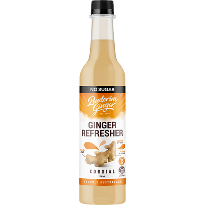 Ginger Refresher No Sugar Cordial