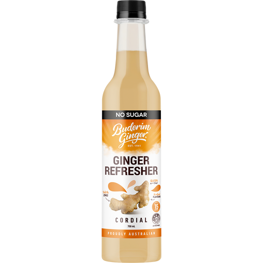 Ginger Refresher No Sugar Cordial