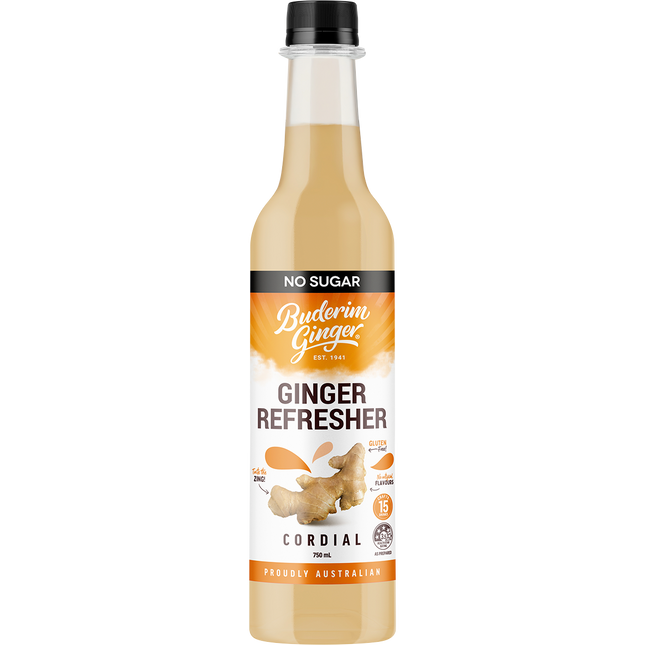Ginger Refresher No Sugar Cordial