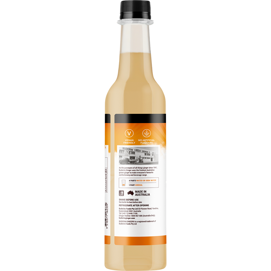 Ginger Refresher No Sugar Cordial