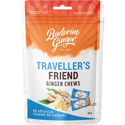 Traveller's Friend Ginger Chews