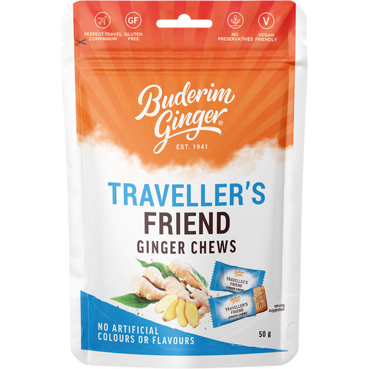 Traveller's Friend Ginger Chews