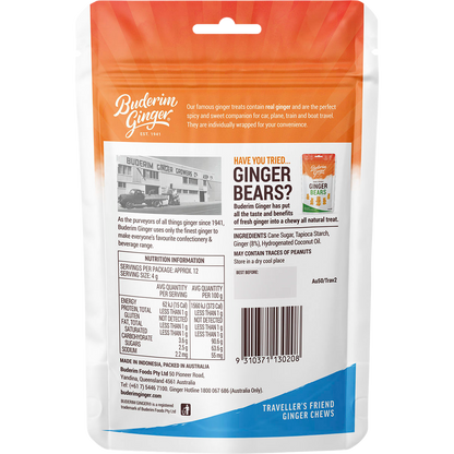 Traveller's Friend Ginger Chews