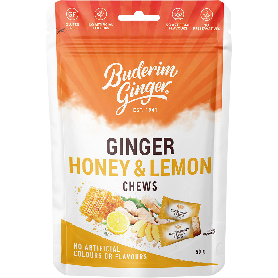 Ginger Honey & Lemon Chews