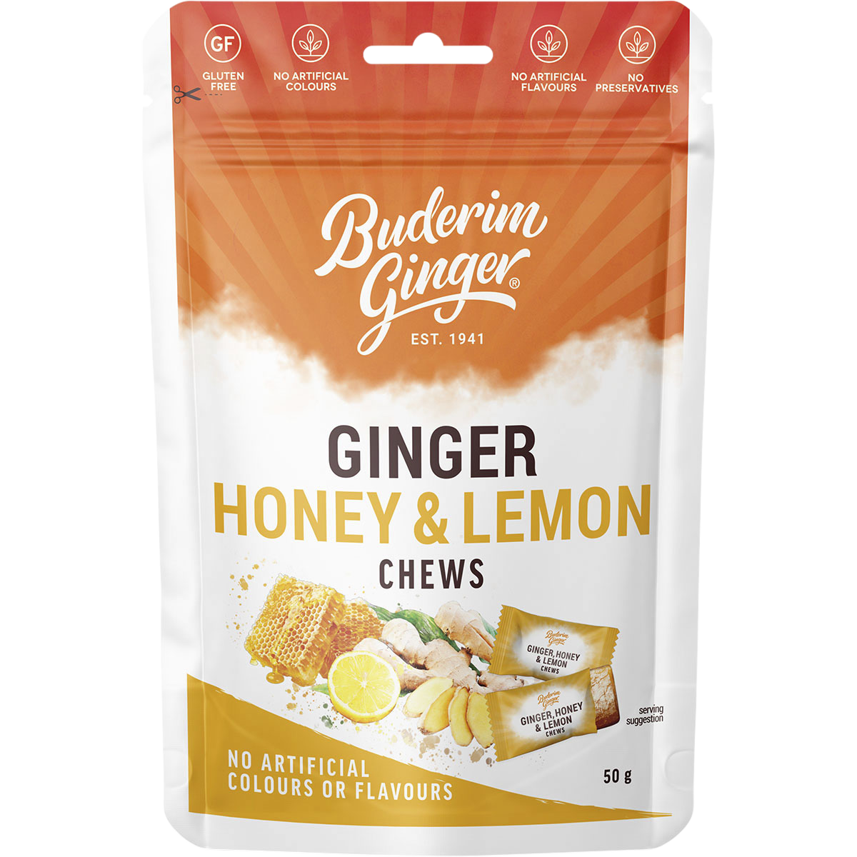 Ginger Honey & Lemon Chews