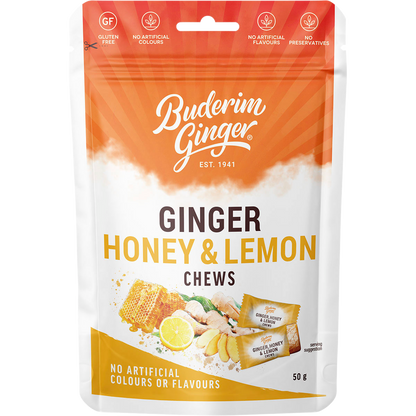 Ginger Honey & Lemon Chews