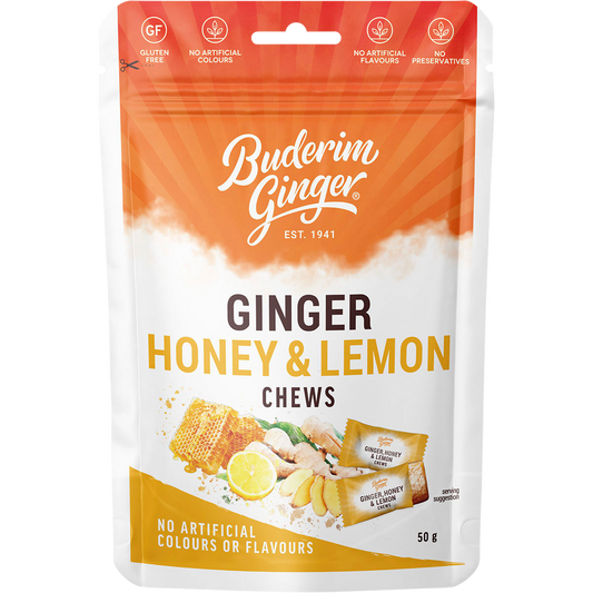 Ginger Honey & Lemon Chews
