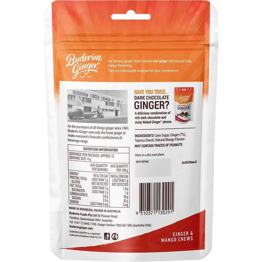 Ginger & Mango Chews