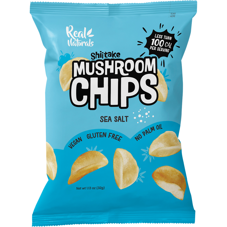 Real Naturals Shiitake Mushroom Chips Sea Salt