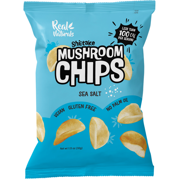 Real Naturals Shiitake Mushroom Chips Sea Salt