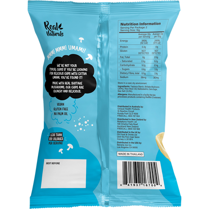 Real Naturals Shiitake Mushroom Chips Sea Salt