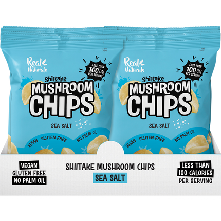 Real Naturals Shiitake Mushroom Chips Sea Salt