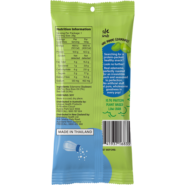 Real Naturals Protein Edamame Pops Sea Salt