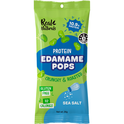 Real Naturals Protein Edamame Pops Sea Salt