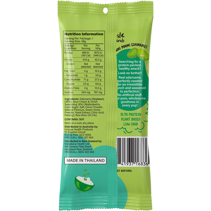 Real Naturals Protein Edamame Pops Sour Cream