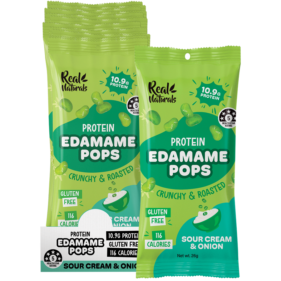 Real Naturals Protein Edamame Pops Sour Cream