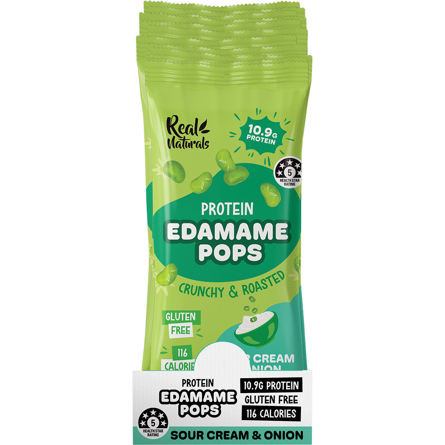 Real Naturals Protein Edamame Pops Sour Cream