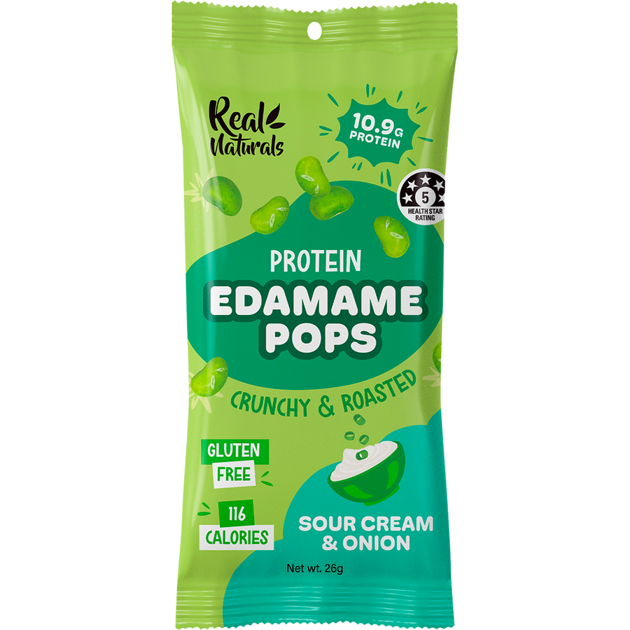 Real Naturals Protein Edamame Pops Sour Cream