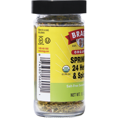 Seasoning Organic Sprinkle 24 Herb & Spices Salt-Free