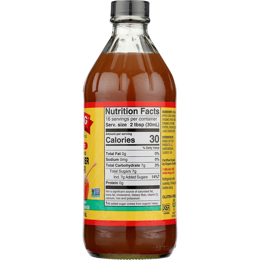 Apple Cider Vinegar Honey Cayenne Wellness Cleanse