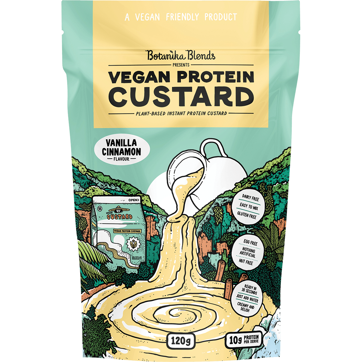 Vegan Protein Custard Vanilla Cinnamon