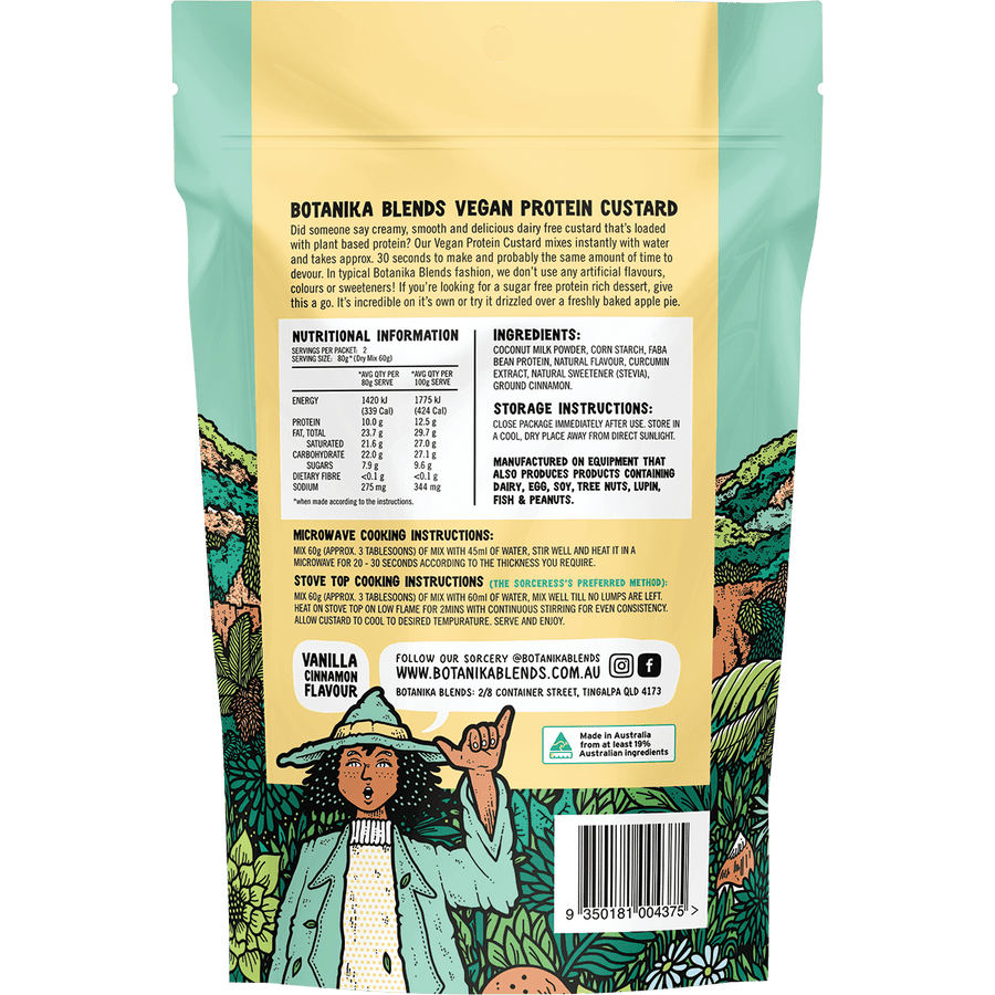 Botanika Blends Vegan Protein Custard Vanilla Cinnamon