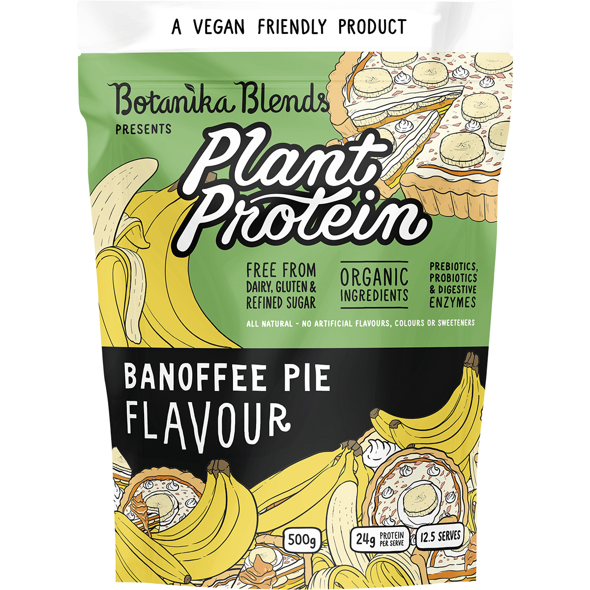 Plant Protein Banoffee Pie