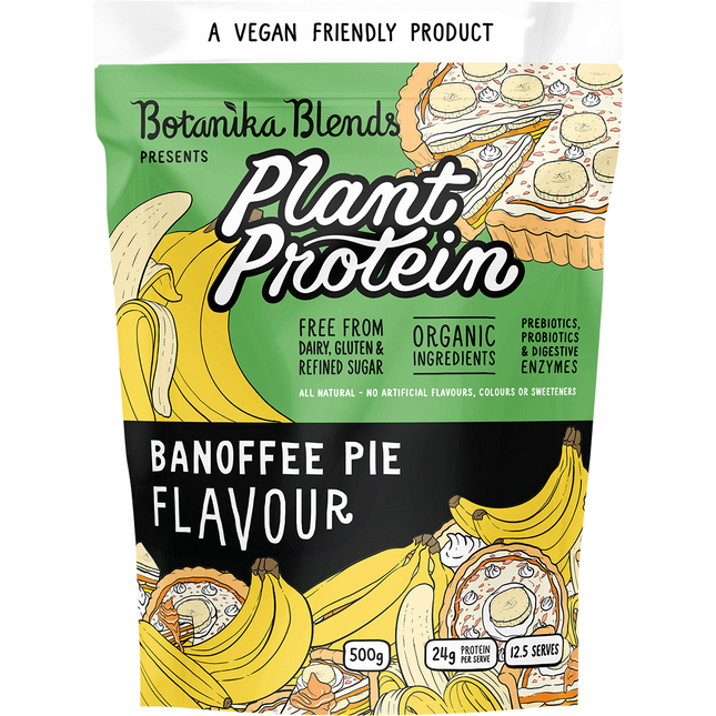 Plant Protein Banoffee Pie